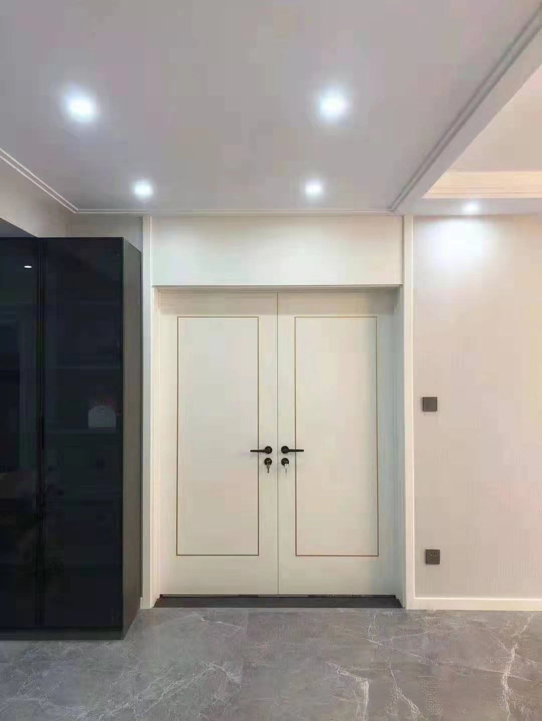 木塑门树脂门高分子转印门酒店客房门公寓门套装门防水防潮防白蚁(图15)