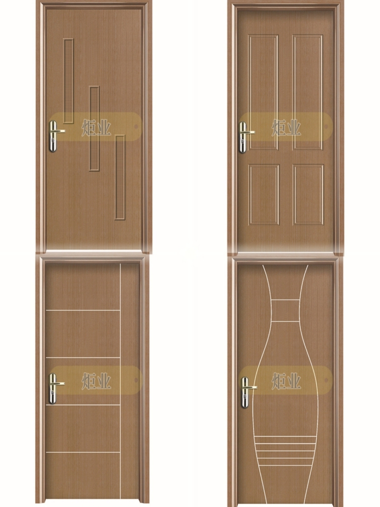 高分子门木塑门转印门树脂门学校门办公室门对开门子母门卫生间门(图7)