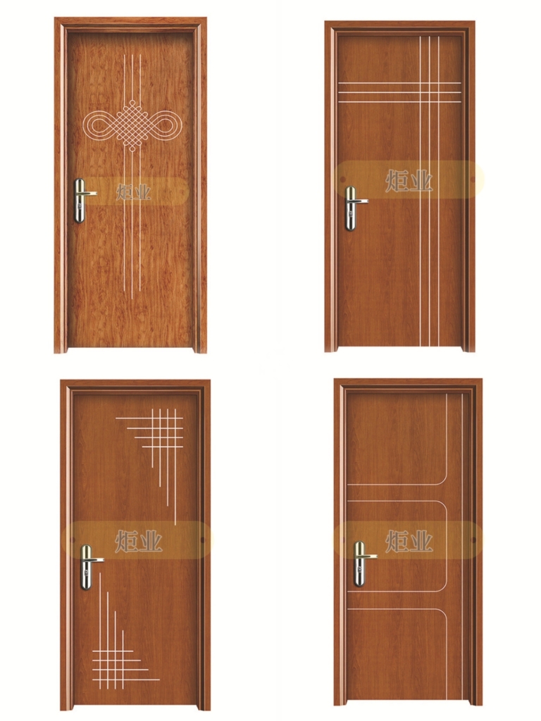 高分子门木塑门转印门树脂门学校门办公室门对开门子母门卫生间门(图5)