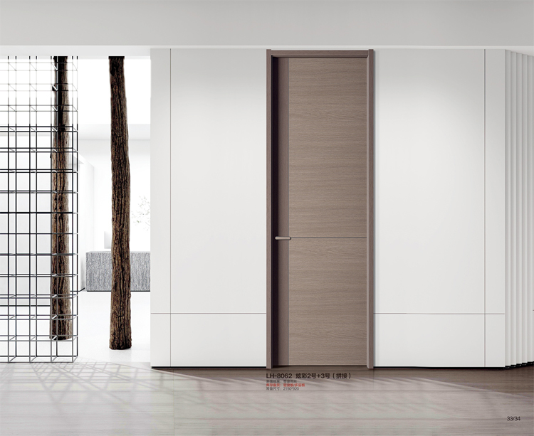 浙江金华永康木门厂家定制室内 房门 卧室门 无漆木门 多层实木门(图27)