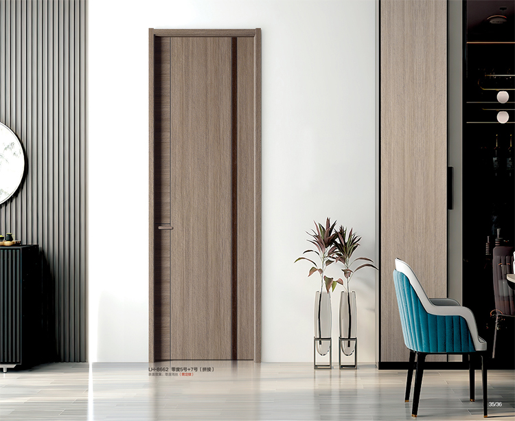 浙江金华永康木门厂家定制室内 房门 卧室门 无漆木门 多层实木门(图29)