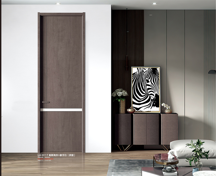 浙江金华永康木门厂家定制室内 房门 卧室门 无漆木门 多层实木门(图30)