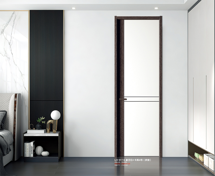 浙江金华永康木门厂家定制室内 房门 卧室门 无漆木门 多层实木门(图35)