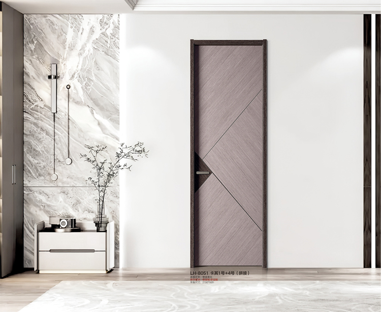 浙江金华永康木门厂家定制室内 房门 卧室门 无漆木门 多层实木门(图37)