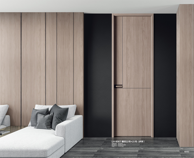 浙江金华永康木门厂家定制室内 房门 卧室门 无漆木门 多层实木门(图39)