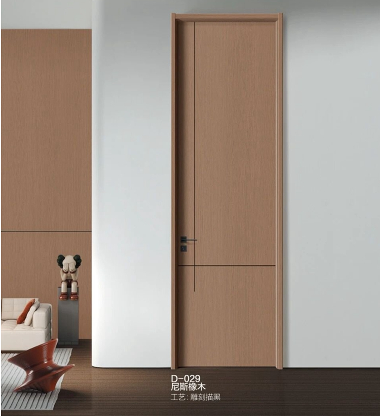 定制多层实木门碳晶门套装门室内门现代简约生态平板卧室门房间门(图48)
