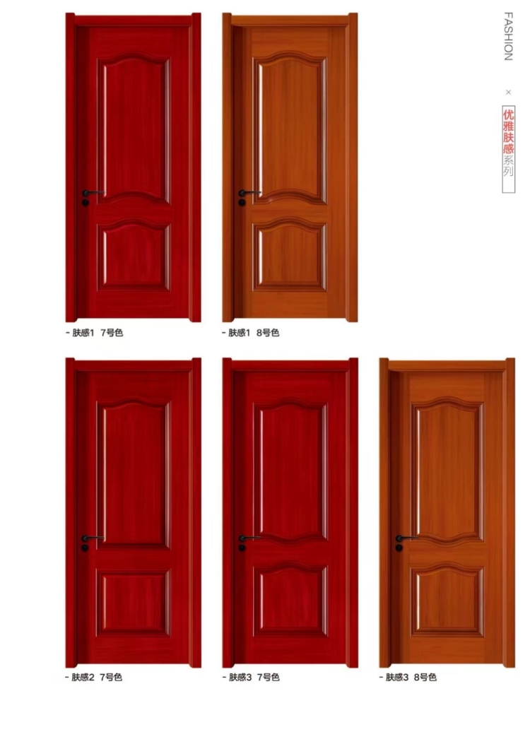 多层实木门定制环保门卧室门室内门套装门复合门房间门现代简约门(图10)
