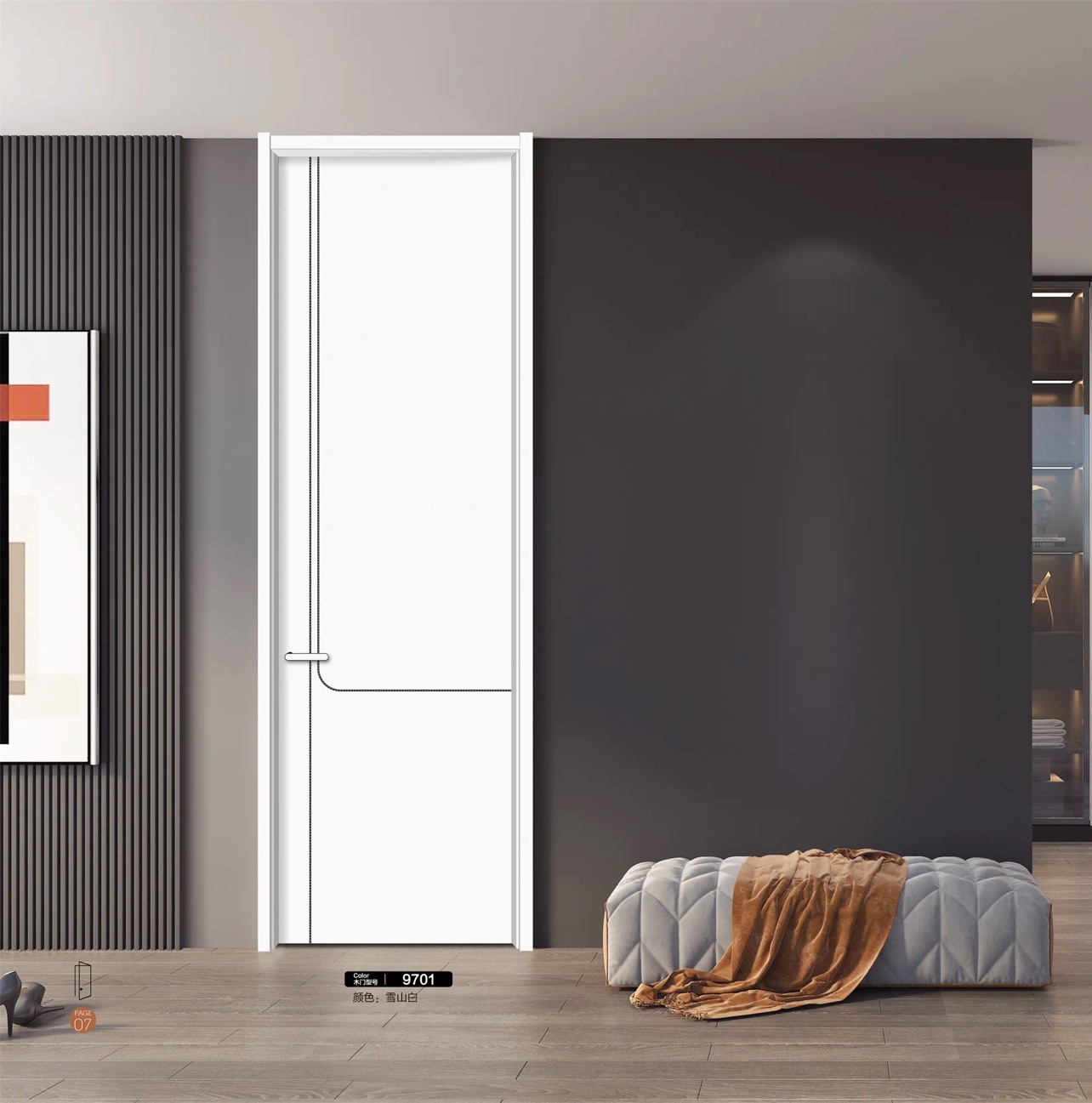 pet高端肤感门准分子木门卧室门室内门全屋定制抗污抗指纹(图14)