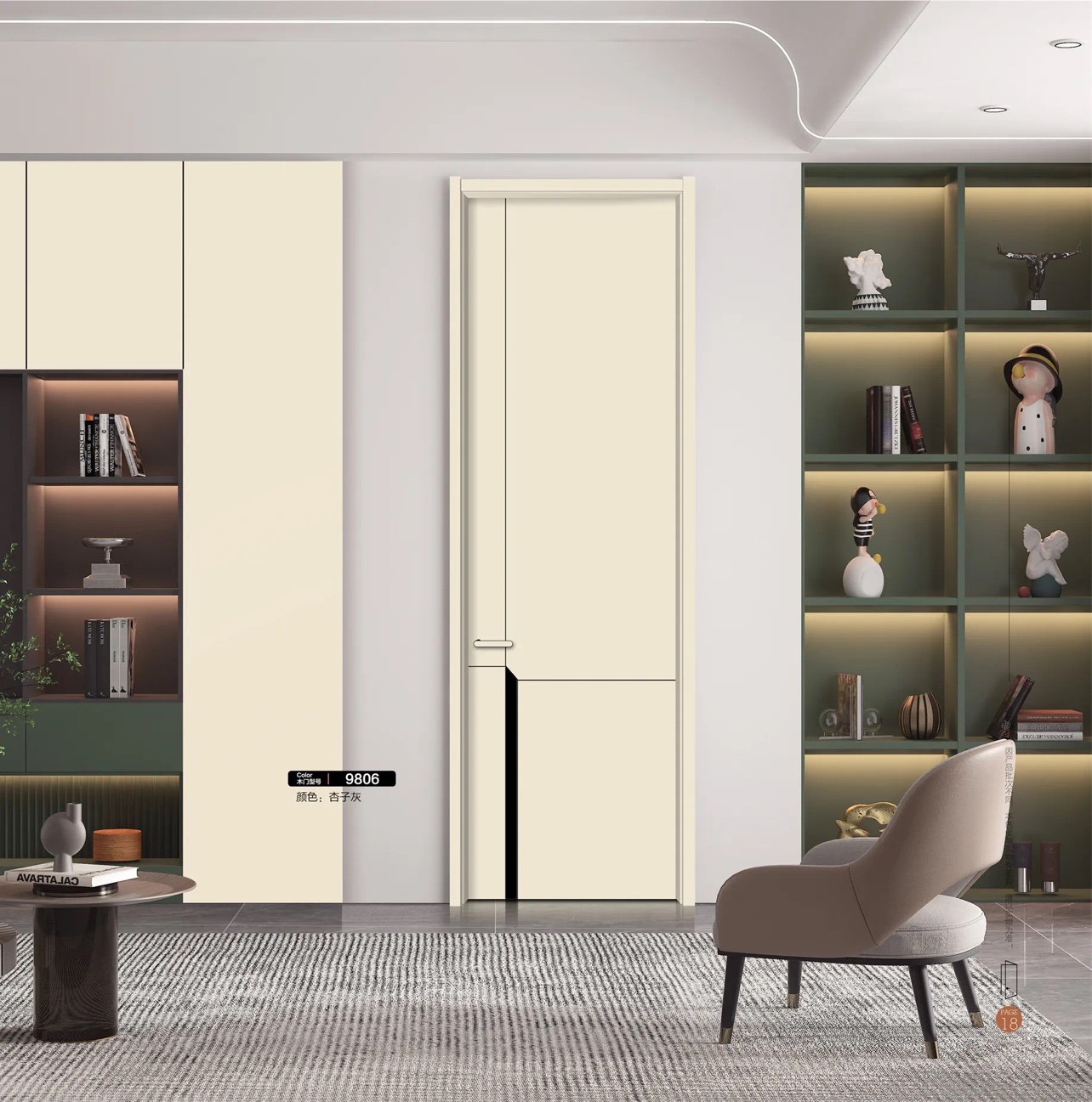 pet高端肤感门准分子木门卧室门室内门全屋定制抗污抗指纹(图18)