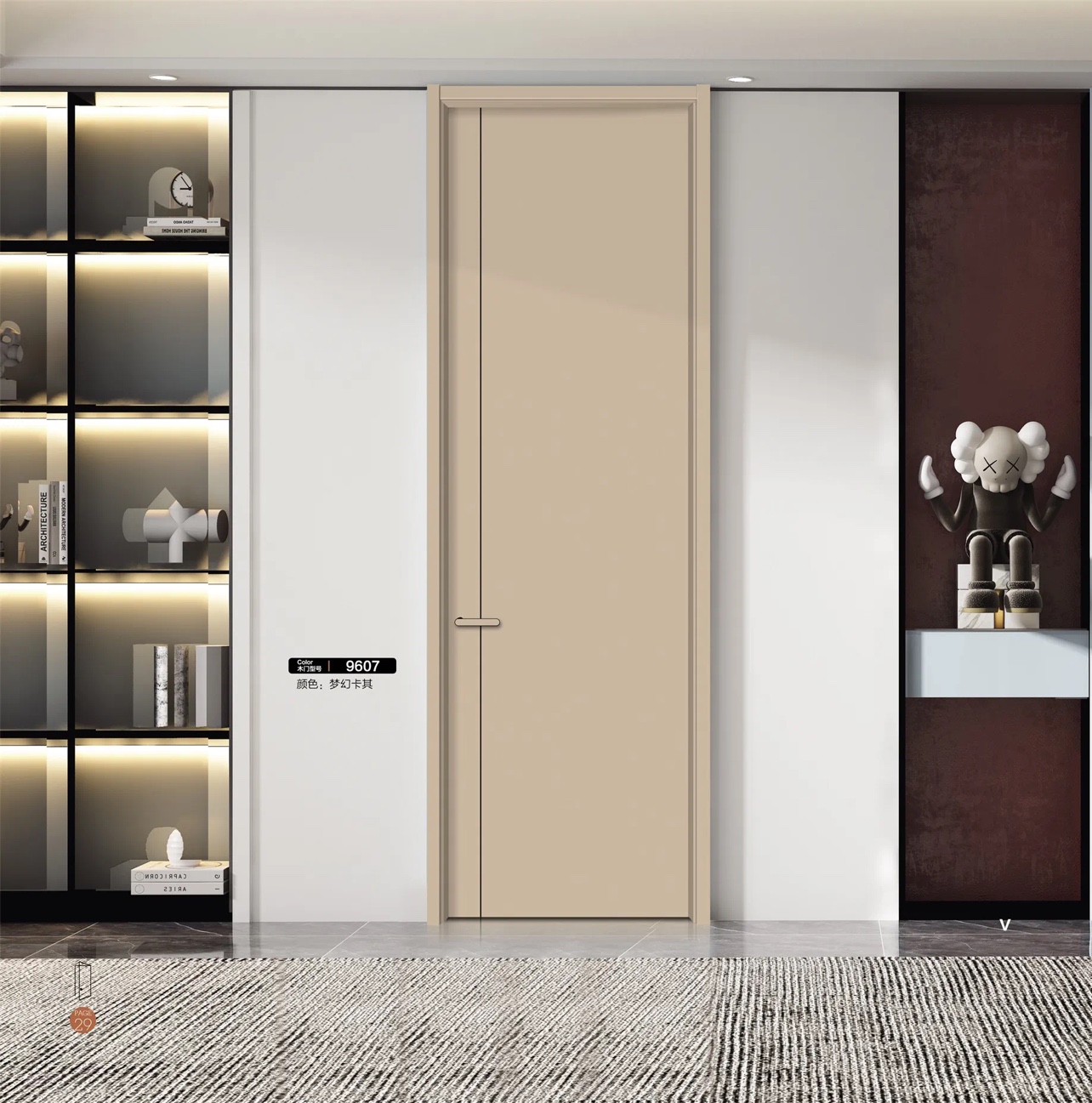 pet高端肤感门准分子木门卧室门室内门全屋定制抗污抗指纹(图25)