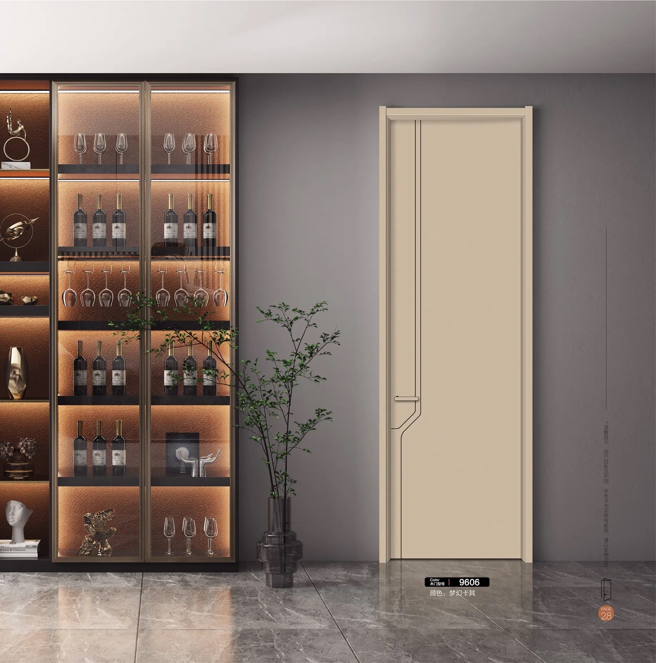 pet高端肤感门准分子木门卧室门室内门全屋定制抗污抗指纹(图24)