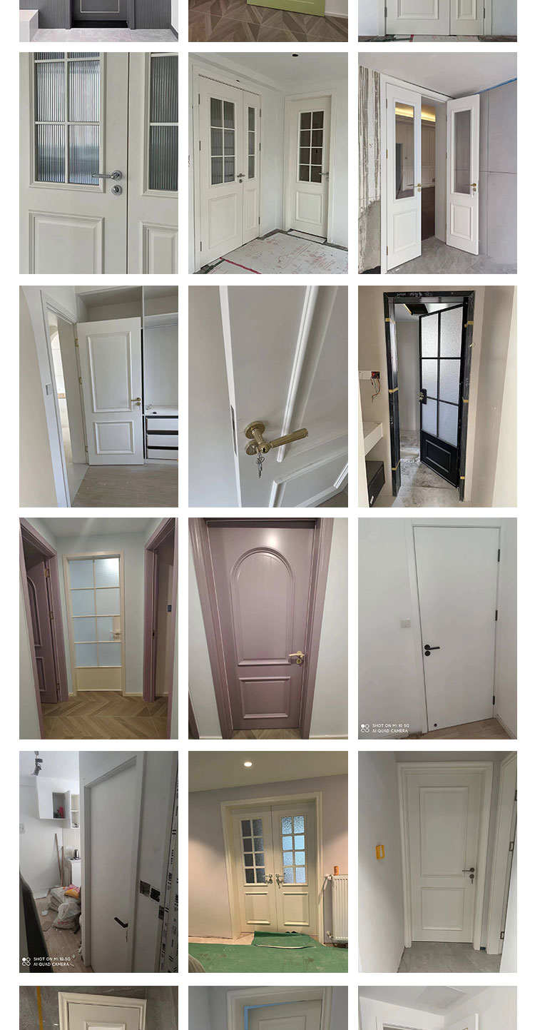 卧室门实木复合多层烤漆门免漆门定做实木门定制室内门包安装(图11)