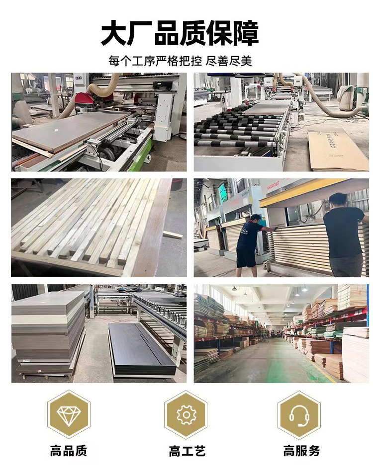 实木复合多层烤漆门室内定制门法式极简风木门环保房间隔音卧室门(图11)