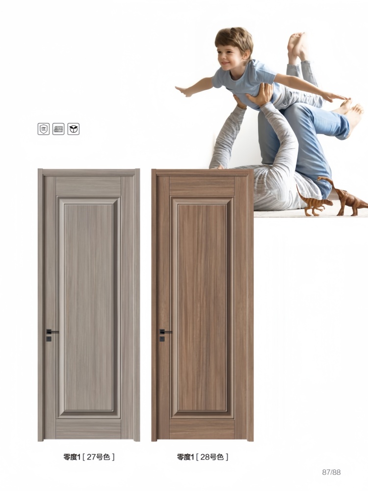 多层实木门定制环保门卧室门室内门套装门复合门房间门现代简约门(图28)