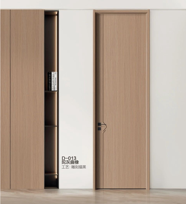 定制多层实木门碳晶门套装门室内门现代简约生态平板卧室门房间门(图47)