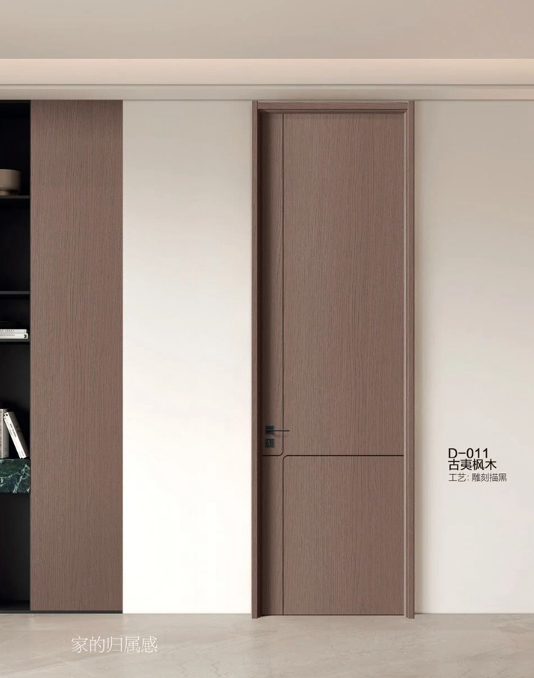 定制多层实木门碳晶门套装门室内门现代简约生态平板卧室门房间门(图44)