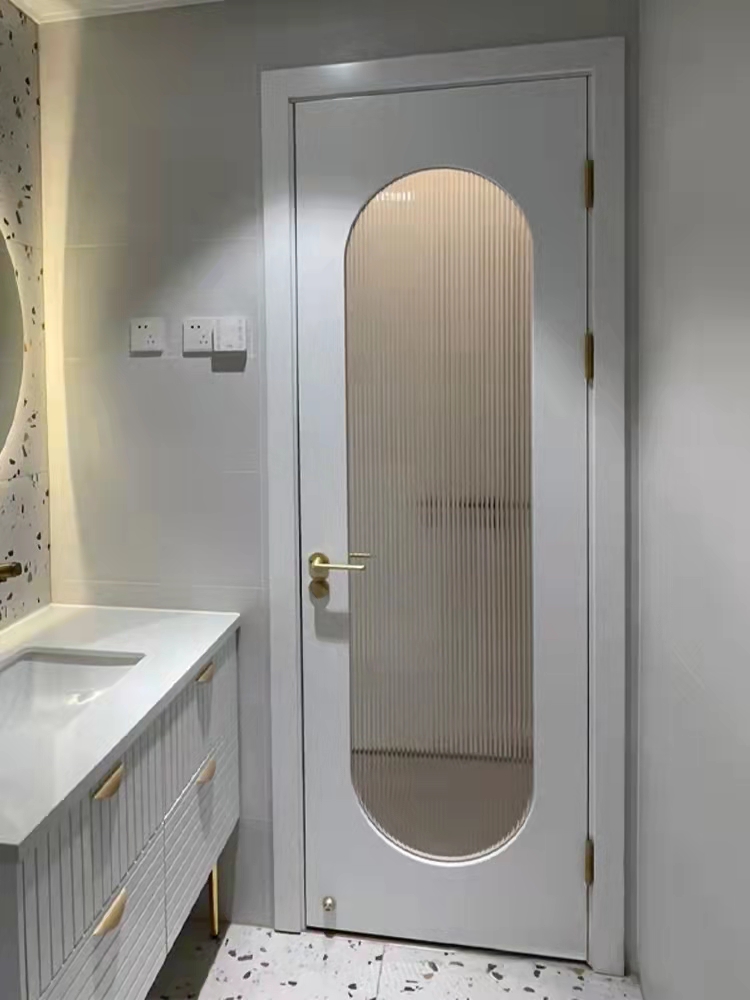 工厂实木复合多层烤漆门卧室门套装门室内门全木门卧室门木门免漆(图9)