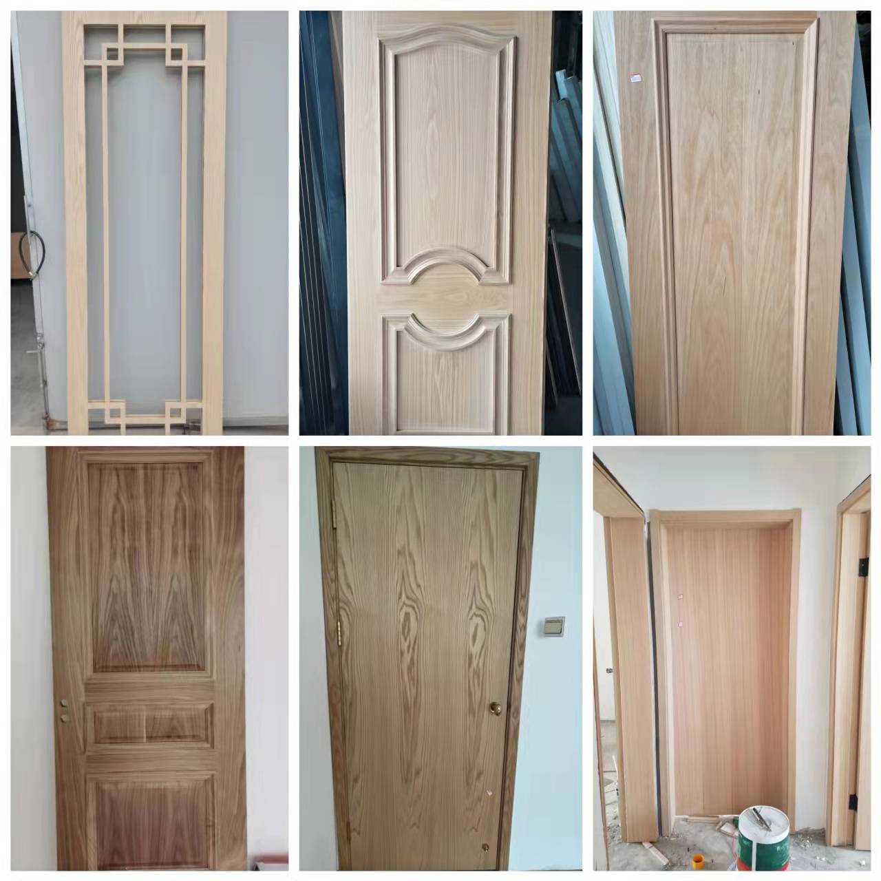 工厂实木复合多层烤漆门卧室门套装门室内门全木门卧室门木门免漆(图19)