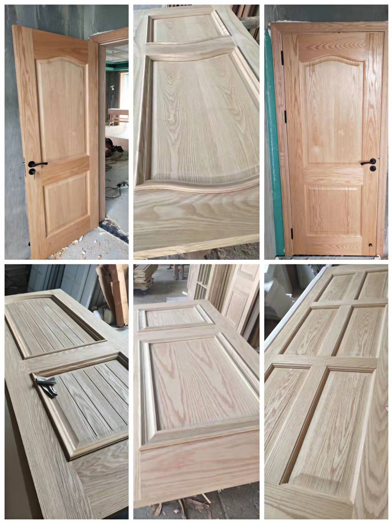 工厂实木复合多层烤漆门卧室门套装门室内门全木门卧室门木门免漆(图17)