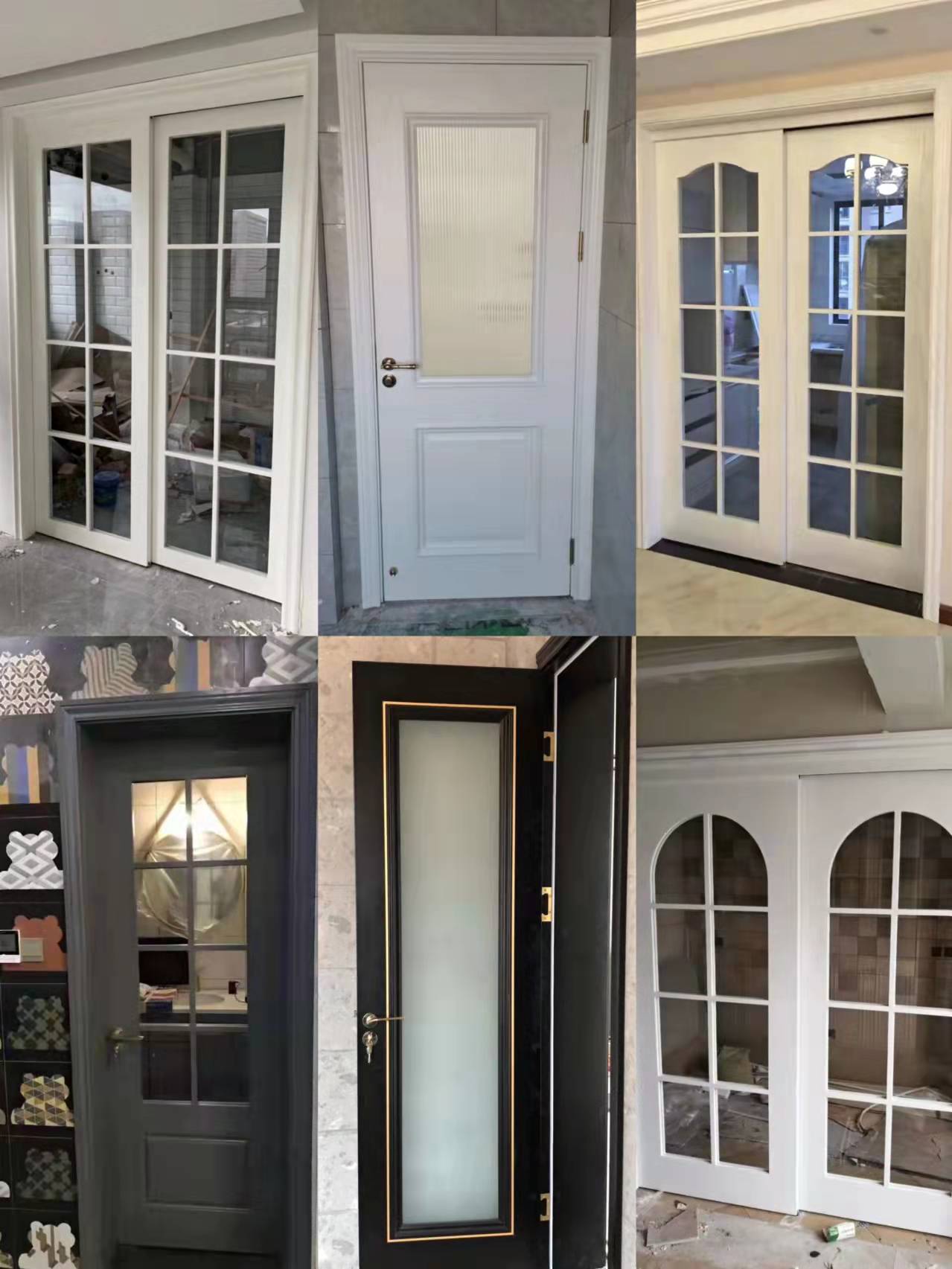 工厂实木复合多层烤漆门卧室门套装门室内门全木门卧室门木门免漆(图16)