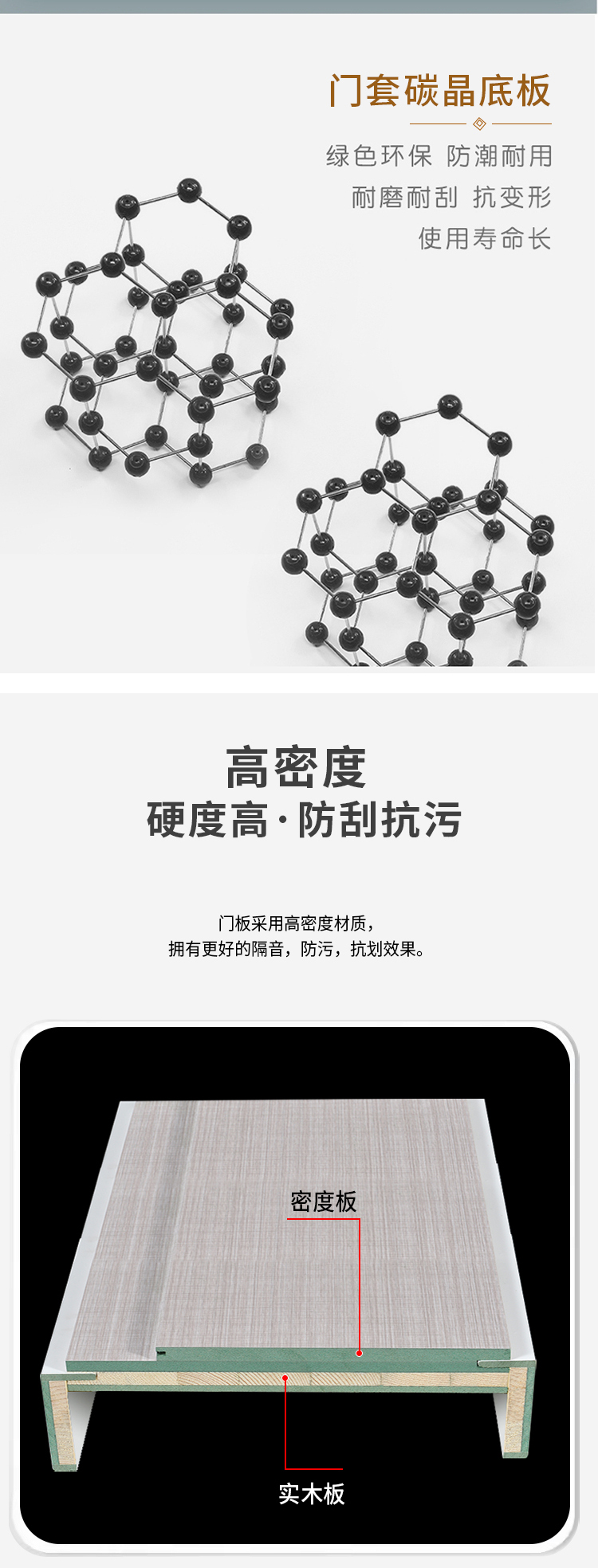 实木复合门多层烤漆卧室书房全屋定制轻奢极简生态静音隐形格栅门(图11)