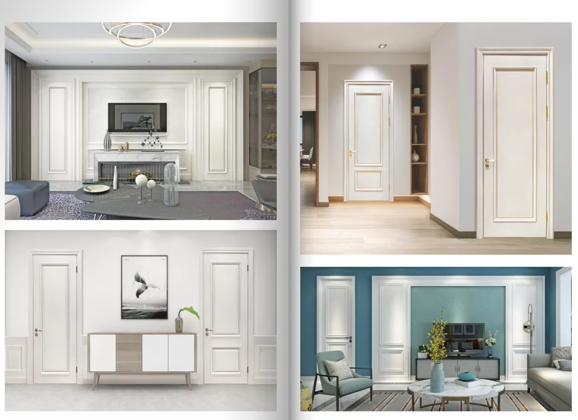 实木复合门多层烤漆卧室书房全屋定制轻奢极简生态静音隐形格栅门(图22)