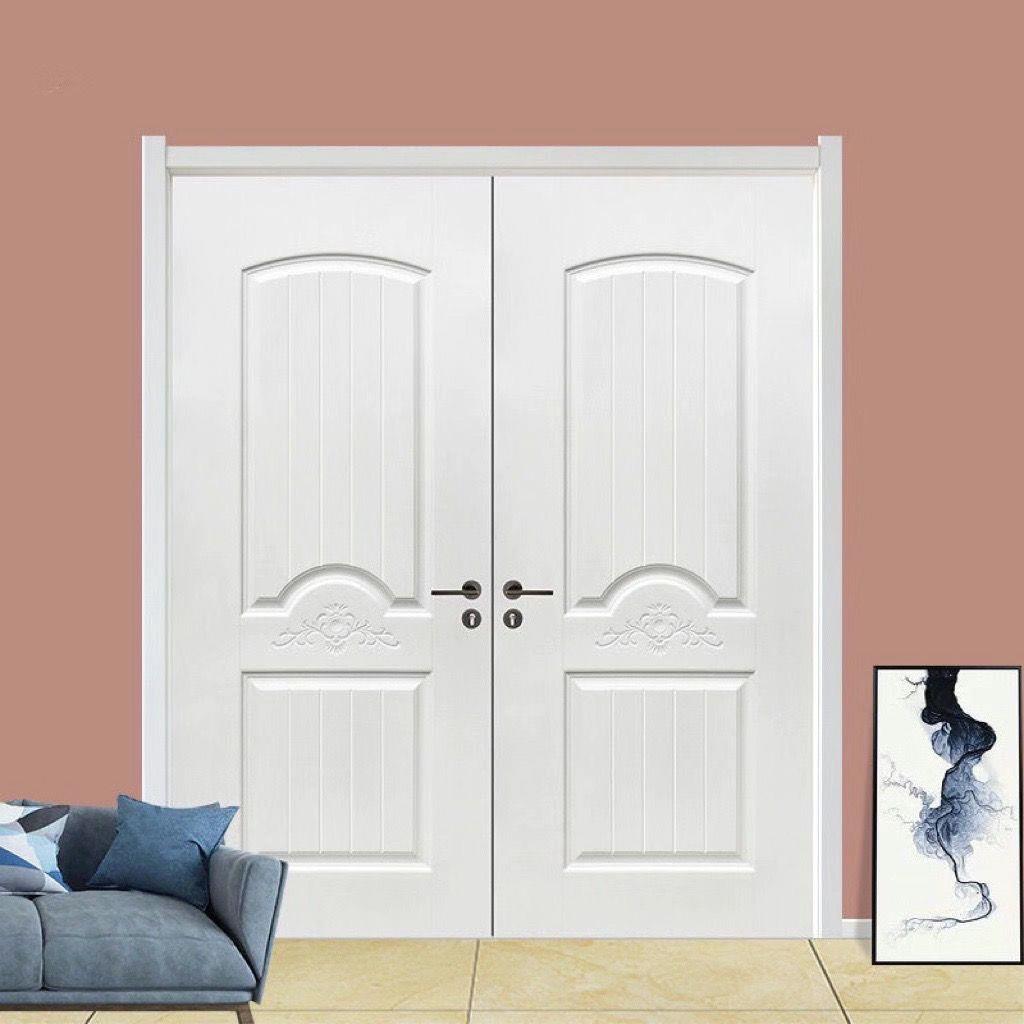 子母门复合免漆门客厅门对开门室内套装门厂家定制卧室门实木(图7)