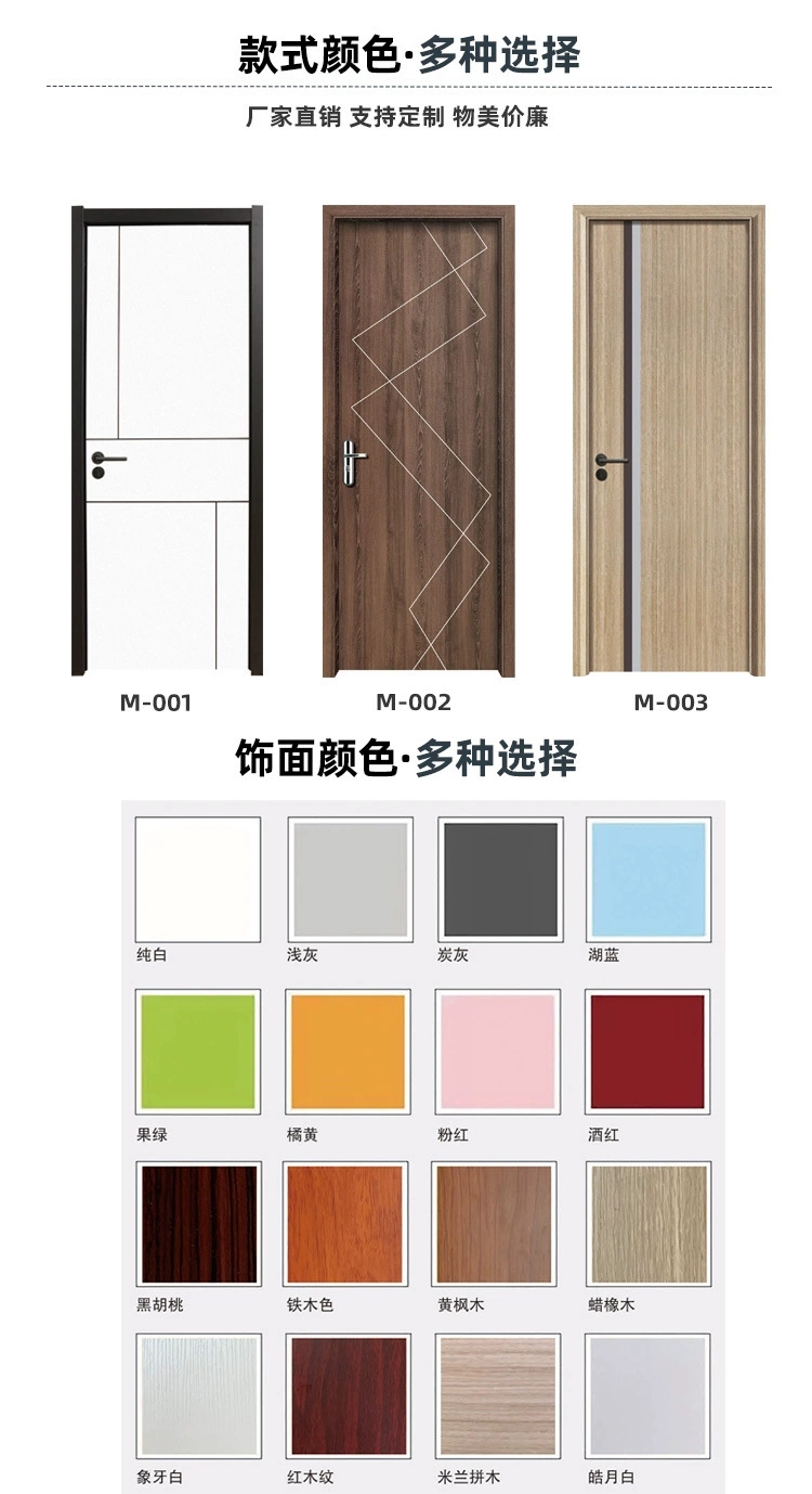 WPC木塑门树脂门高分子门转印门工程门室内门防水防潮门防白蚁门(图4)