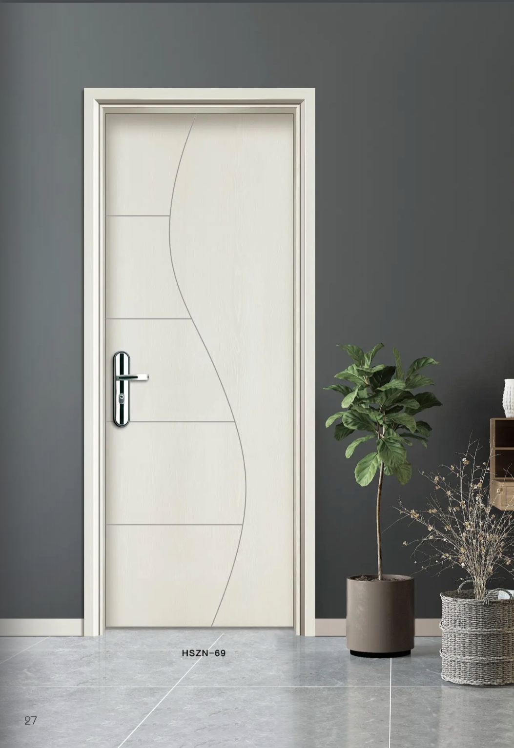 高分子木塑门卫生间门树脂门室内房门医院门学校门工程门百叶窗门(图9)