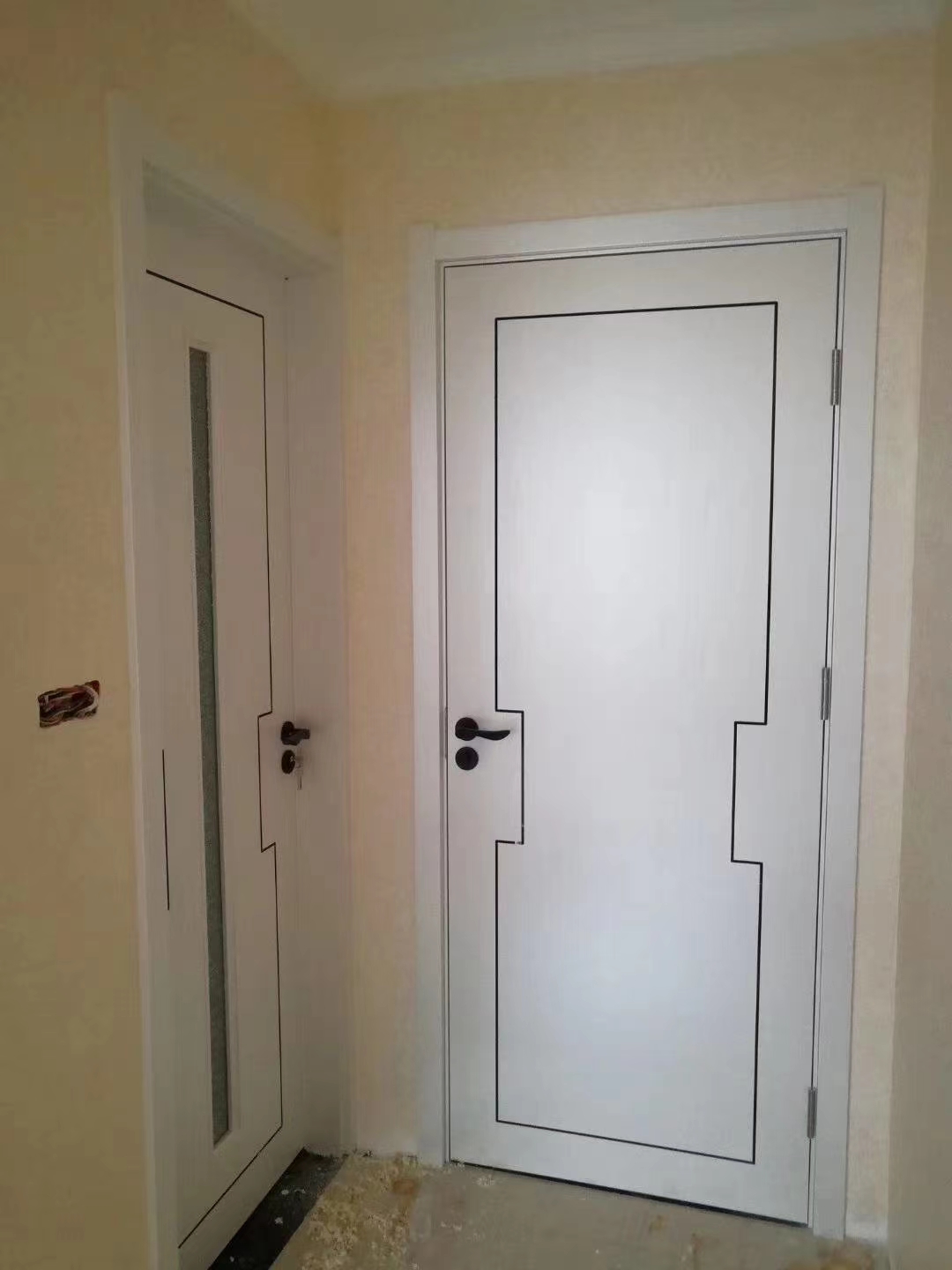 高分子木塑门卫生间门树脂门室内房门医院门学校门工程门百叶窗门(图12)