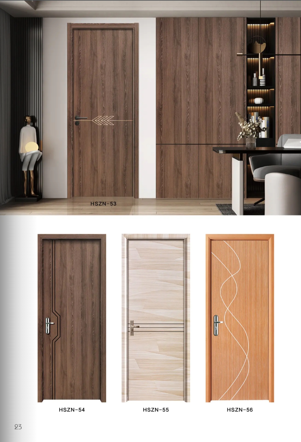 高分子木塑门卫生间门树脂门室内房门医院门学校门工程门百叶窗门(图11)