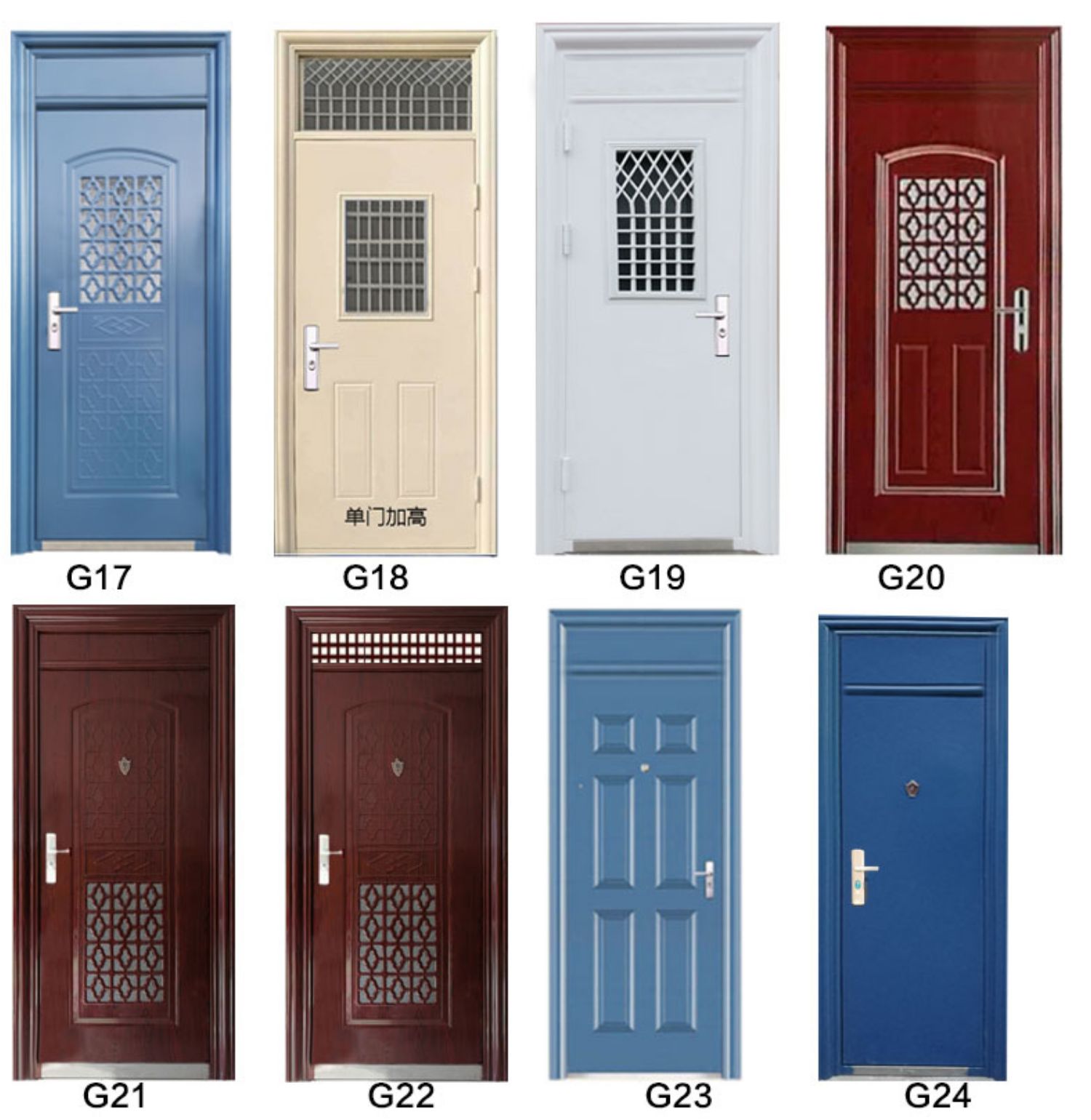 辽宁非标门入户门防盗门加高学校门安全子母门门户门进户门大门户(图14)