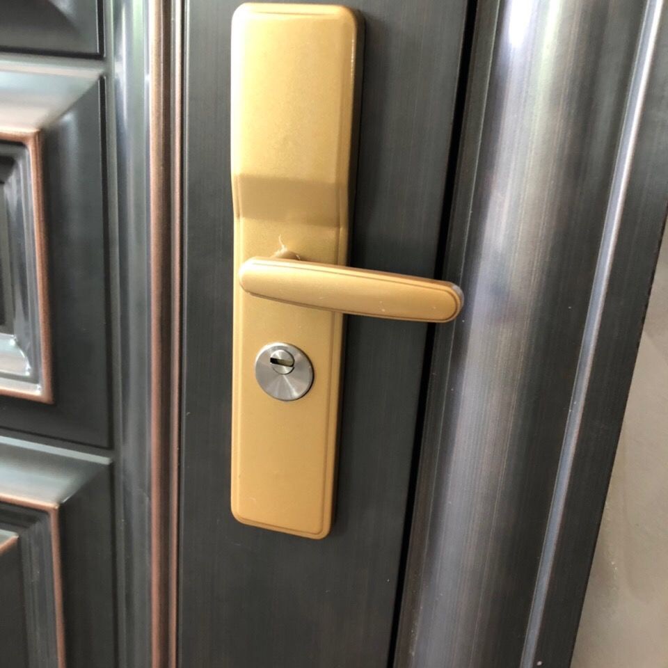 甲级防盗门家用进户入户门锌合金工程门别墅进户门子母防晒防水门(图3)