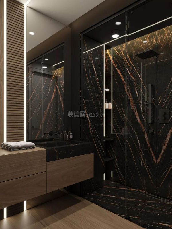 卫生间隔断装修效果图