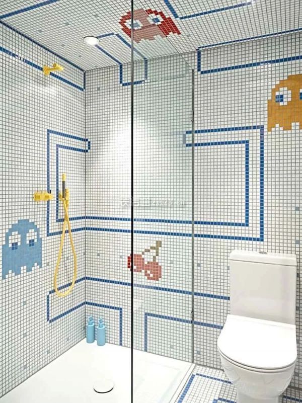 卫生间瓷砖装修效果图