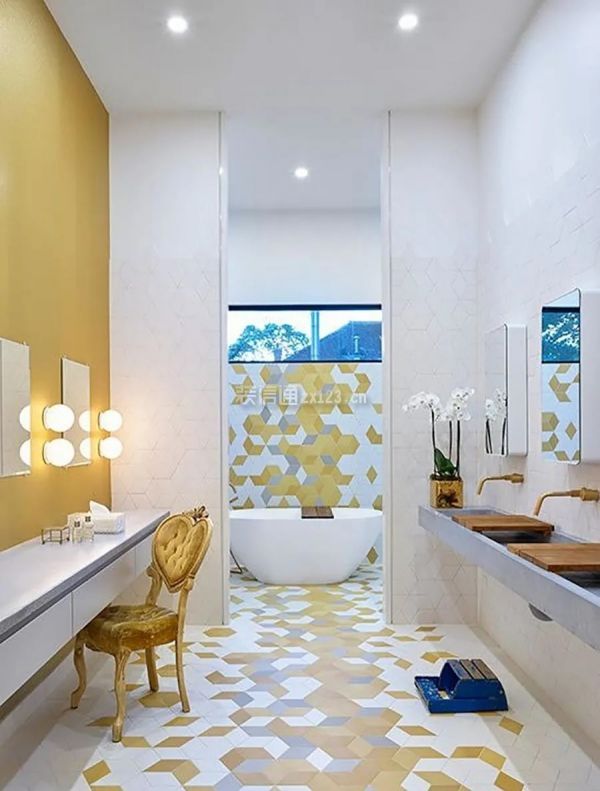 卫生间瓷砖装修效果图