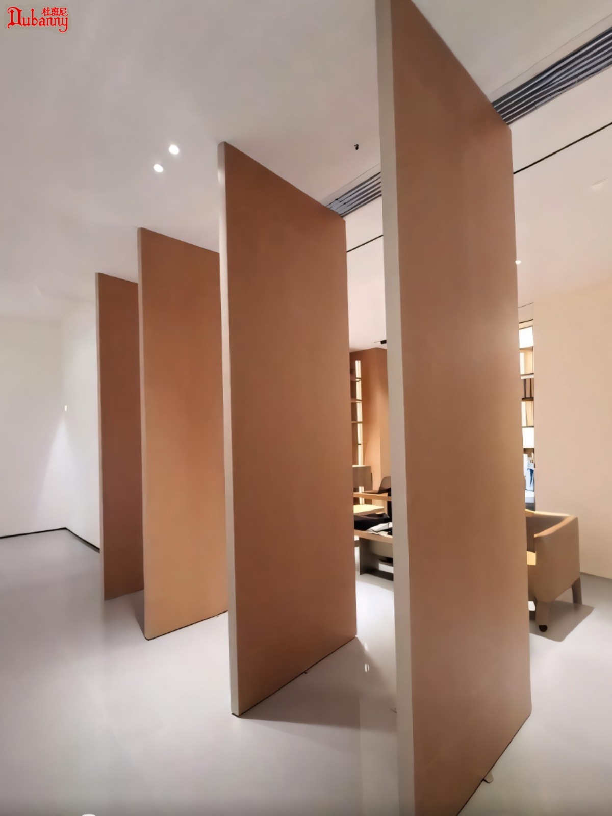 隔断门意式复古隐藏门旋转中偏轴门联动门折叠门扇无轨推拉折叠门(图8)