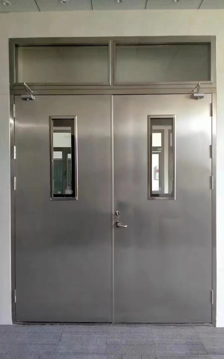 304不锈钢防火门厂家直销甲乙级定制201商场安全逃生门工程消防门(图16)