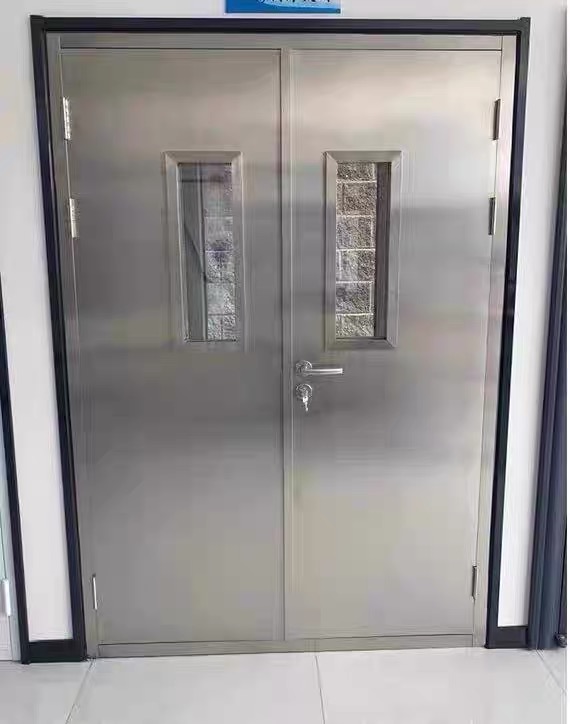 304不锈钢防火门厂家直销甲乙级定制201商场安全逃生门工程消防门(图20)