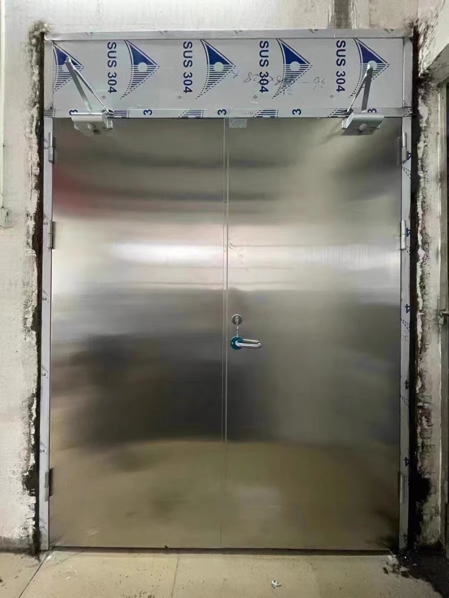 304不锈钢防火门厂家直销甲乙级定制201商场安全逃生门工程消防门(图21)