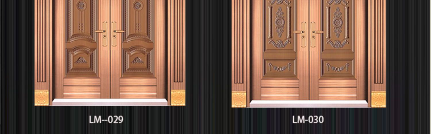 304不锈钢门防盗门进户门对开门罗马柱大门农村大门阳台门庭院门(图8)