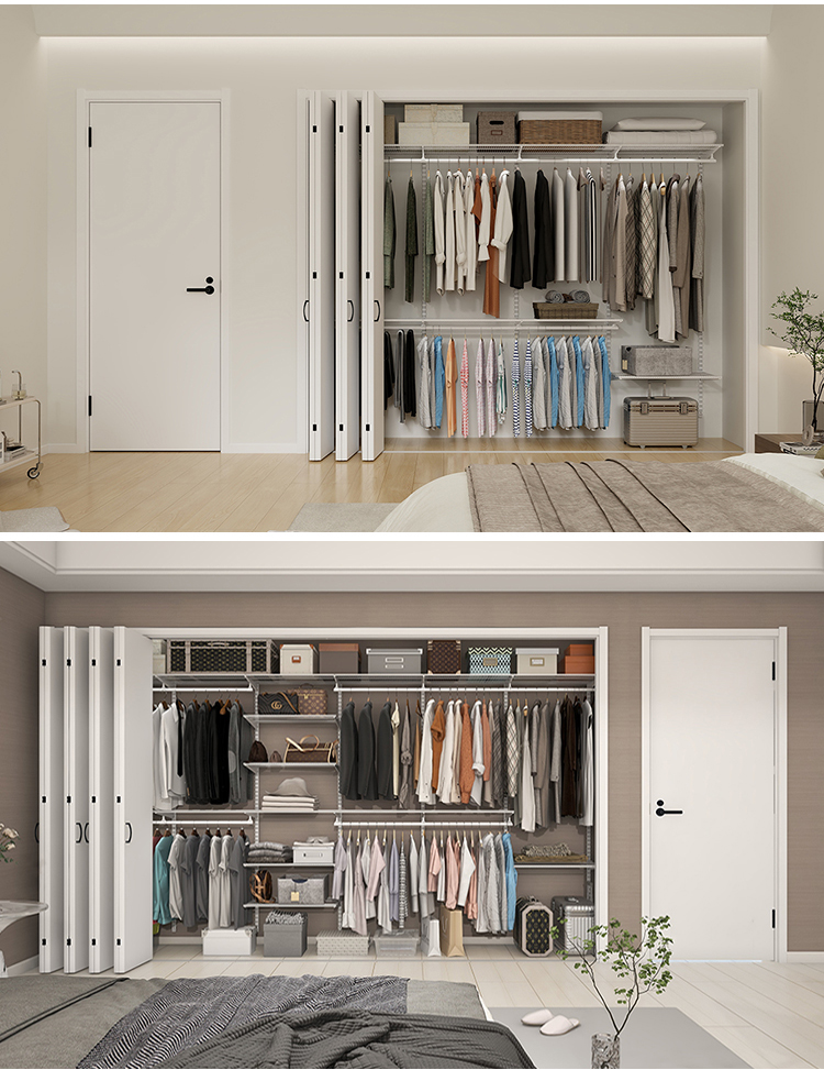 骊住日本品质衣柜折叠门进口五金衣柜门衣帽间门收纳壁橱门CR-LAA(图16)