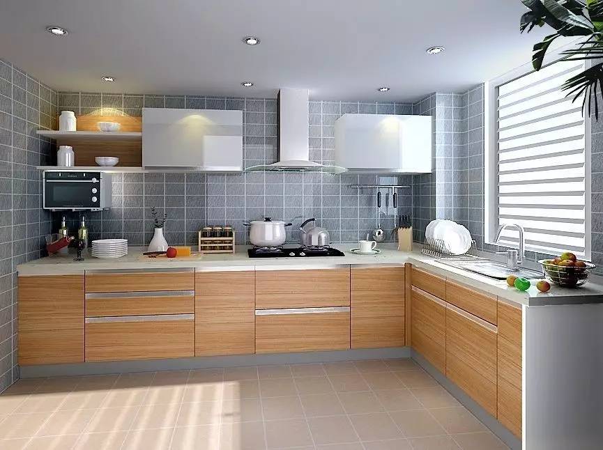 橱柜竟然分这么多种,涨知识了(图6) 三聚氰胺橱柜门_衣柜三聚氰胺板怎么样_三聚氰胺饰面板型橱柜