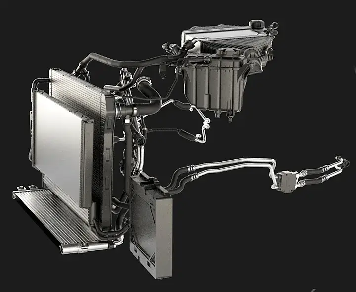 什么是汽车冷却系统的大循环和小循环(图2) 发动机冷却液循环系统_发动机冷却液的循环_发动机冷却液循环