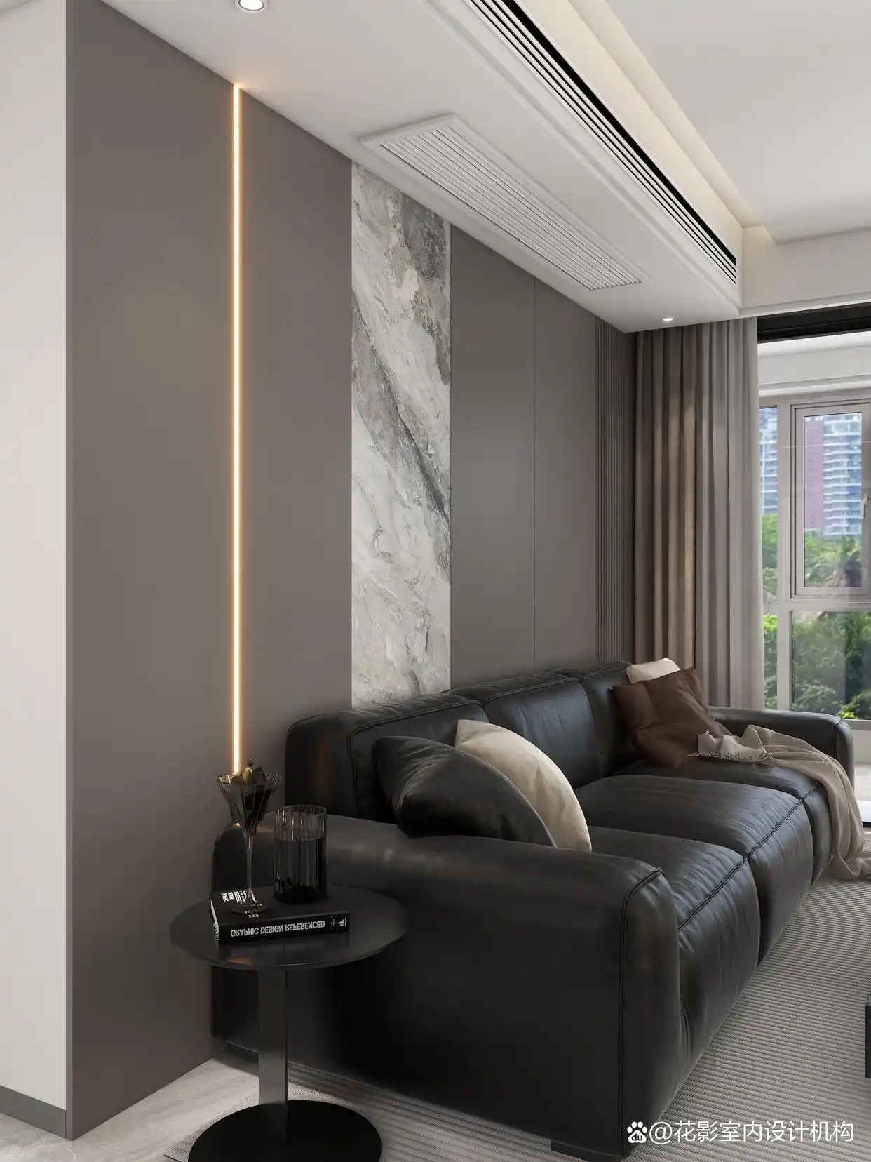 这是我见过最漂亮的家:光一个电视背景墙让无数人效仿,有高级感(图8) 电视墙效果图100张_效果电视墙图墙布怎么贴_墙布电视墙效果图