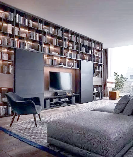 多款电视墙设计案例,美观实用彰显高品位,不过时!(图2) 1