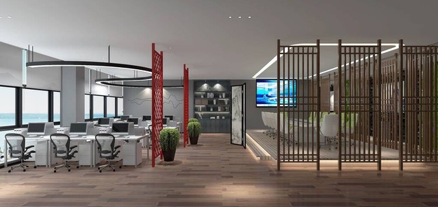 办公装修装饰设计_艺术办公室装修设计_办公装修室艺术设计图片