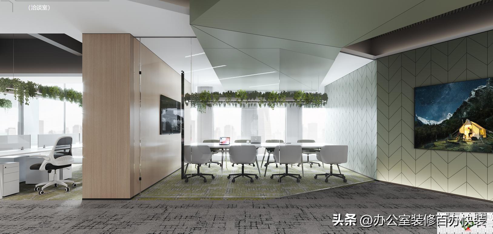 办公装修室艺术设计方案_艺术办公室装修设计_装饰办公室设计