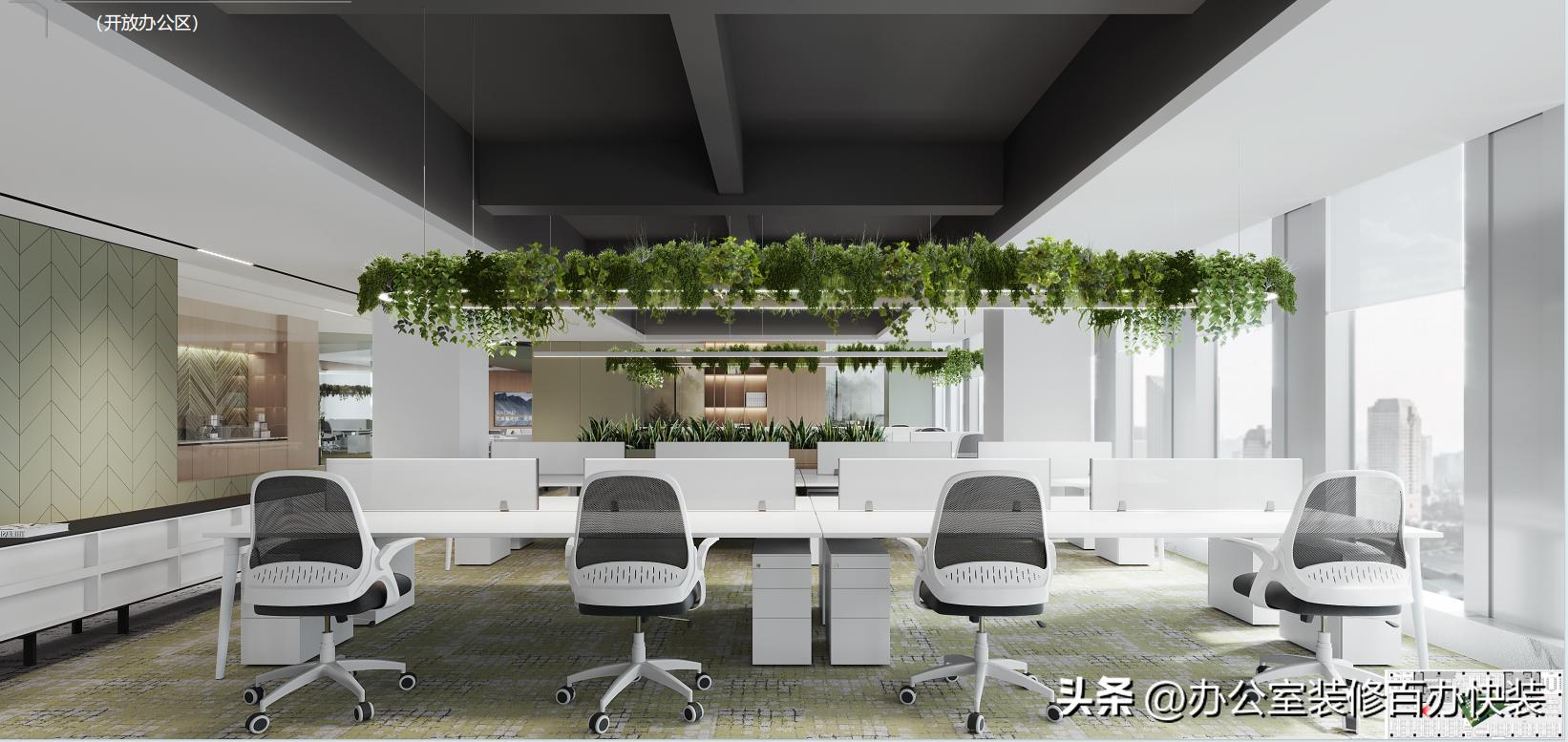 办公装修室艺术设计方案_装饰办公室设计_艺术办公室装修设计