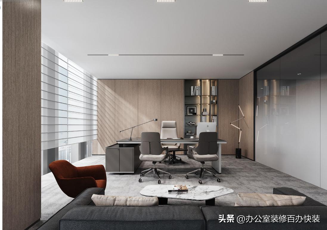 艺术办公室装修设计_装饰办公室设计_办公装修室艺术设计方案